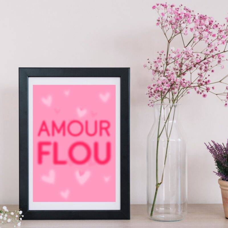 Amour flou affiche